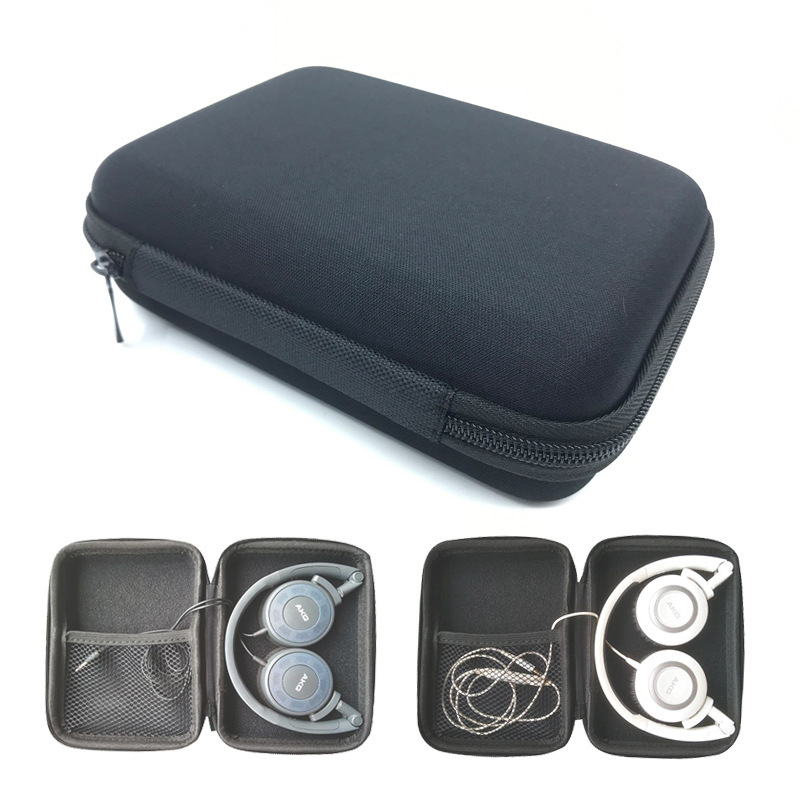 Headphone Case Hard - Estuche rígido portátil para auriculares, compatible