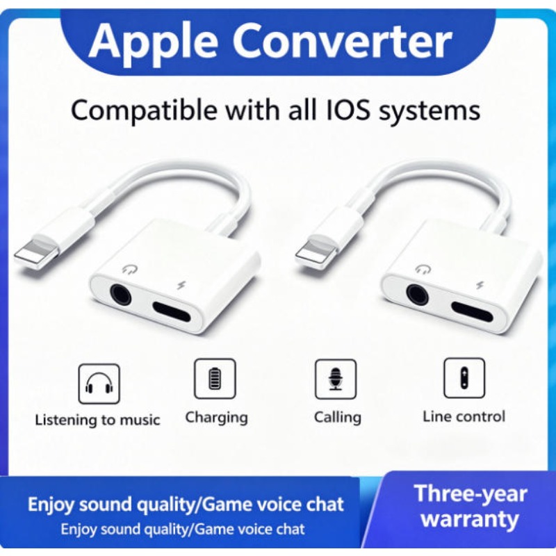 Adaptador de audio para iPhone - Earphone Splitter Jack reseña y precio