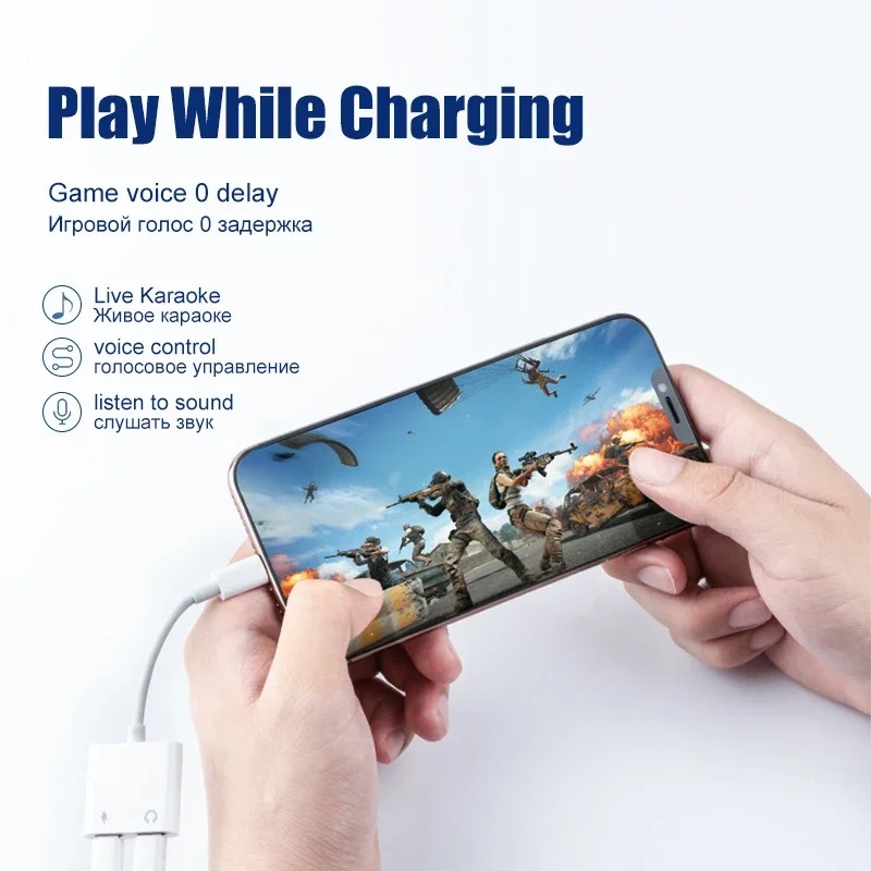 Adaptador de audio para iPhone - Earphone Splitter Jack reseña y precio